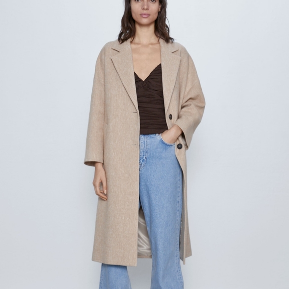zara rustic coat